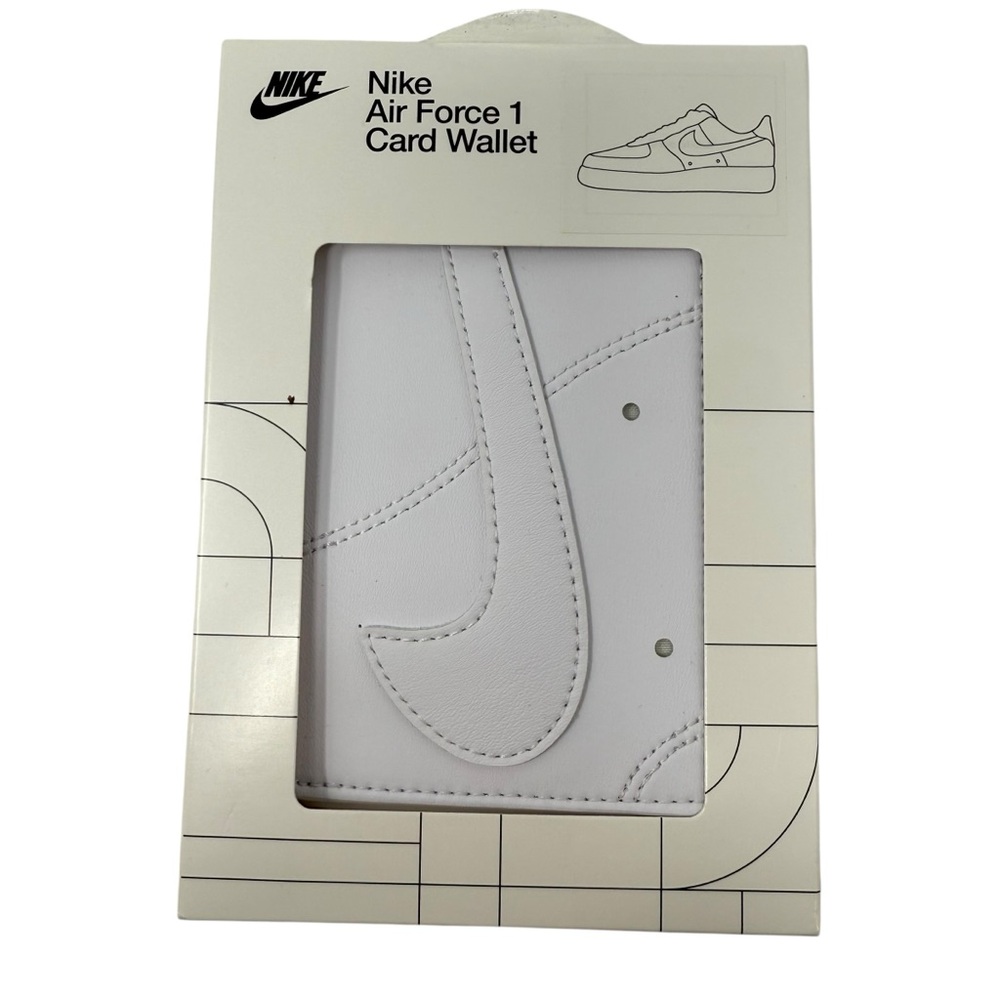 NWT Nike Air Force 1 White Card Holder wallet New